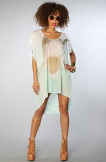 Local Celebrity Brand High Low Sheer Shark Tunic Size Small