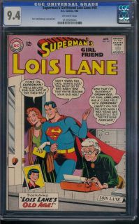 Supermans Girlfriend Lois Lane 40 CGC 9 4 Very Tough