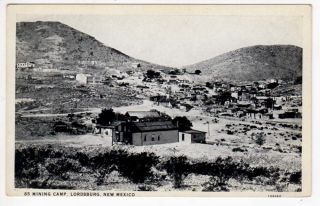 Postcard of A Mining Camp in Lordsburg New Mexico
