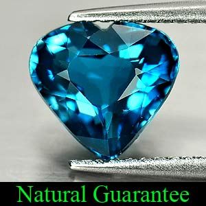 Heart Shape 2 97 Ct Good Natural London Blue Topaz Gemstone