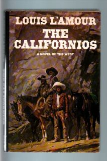 The Californios Louis LAmour Signed First Ed HB DJ