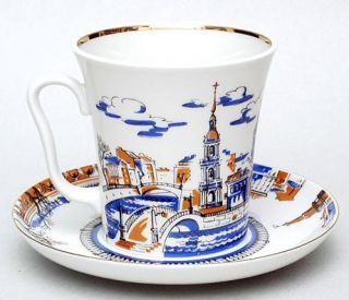Lomonosov Porcelain St Nickolas Church Mug