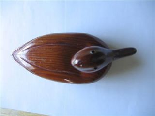 Wooden Duck Decoy Carving B B Loomis Vintage 1973