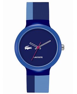 Lacoste Watch, Unisex Goa Blue Silicone Strap 40mm 2020042   All