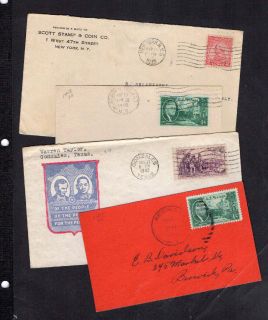 1930 40s Covers with Commemoratives Mini Lot