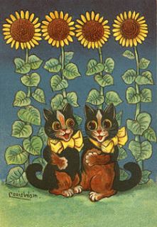 Louis Wain (1860 1939), an English artist who specialized in pictures