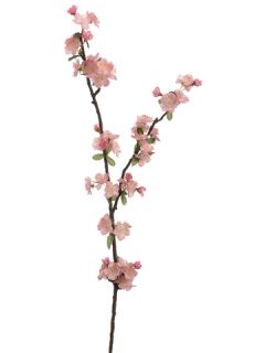 Lot 12 Artificial Pink Peach Blossom Silk Flower Sprays