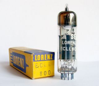 NOS (New Old Stock) LORENZ SEL ECLL800 vintage electron tube.