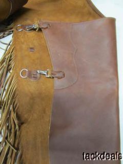 New L Proctor Maker Heavy Working Leather Cowboy Ranch Chinks L