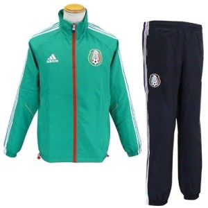 Adidas FMF Mexico Mens XL Presentation Suit Green Black Jacket Pant