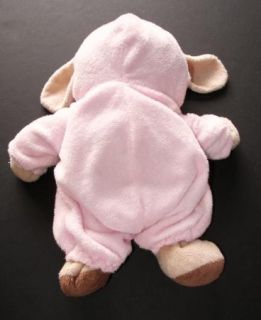 Ty Pluffies Love to Baby Pink Bunny PJ Pajama Bear 12 Plush Toy