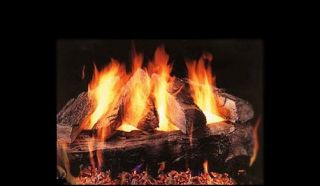 Fireplace Gas Logs Complete Set Up Natural Gas or Propane
