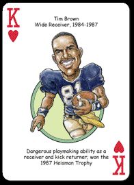 Notre Dame Fan NCAA Football Collectible Playing Poker Cards Fans Hero