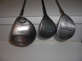 bidding on a set of womens right handed golf clubs. Set includes