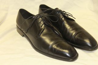 Nice $495 Salvatore Ferragamo Loris Oxford Derby Laceups Cap Toe Shoes