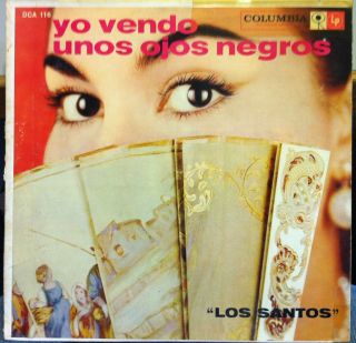 LOS SANTOS yo vendo unos ojos negros LP VG+ DCA 116 CBS Mexico 6 Eye