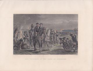 General William Pepperell Louisburg Siege 1745 Engrav