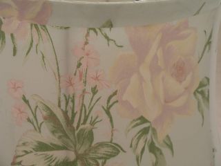 Stunning Shabby Lucious Roses Large Silk Lined Lamp Shade Chic