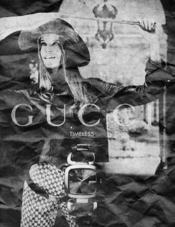 Rare 1971 Guitar Pick + Gucci Louis Vuitton Leather Purse Handbag Bag