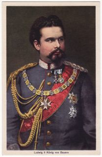 Post Card Ludwig II Konig Von Bayern