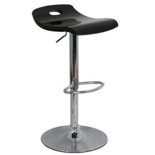 LumiSource Flexible Surf Barstool Black 16 x 16 x 36 inches BS Surf WD