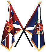 Military British Army 52nd Lowland Regiment Cap Badge