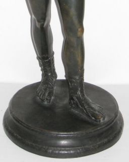 Barbedienne Bronze Sculpture of Narcissus After Gemito