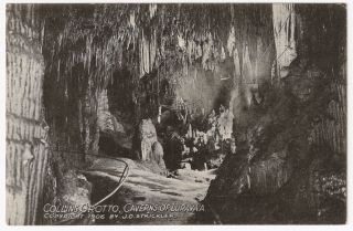 1906 Postcard Collins Grotto Caverns of Luray Virginia