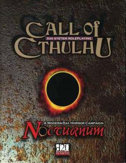 Lovecrafts CALL OF CTHULHU NOCTURNUM VF A Modern Day Horror
