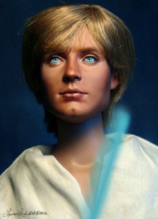 Doll Repaint inspired by Star Wars Luke Skywalker OOAK by Laurie Leigh