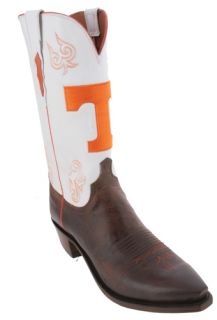 Lucchese Tan University of Tennessee NCAA Mens Cowboy Boots