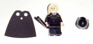 Lucius Malfoy Death Eater Magic Wand Lego Fig from 4867 Hogwarts Harry