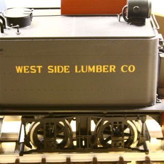 Accucraft AL88 341 Shay West Side Lumber 15 Electric Open Stock Item