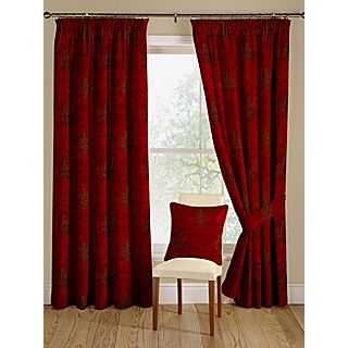 Montgomery Arcadia red curtain range   