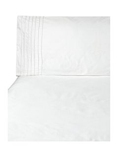 Hotel Collection 500 TC Pintuck bed linen in white   House of Fraser
