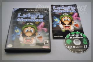Luigis Mansion Nintendo Wii GameCube Complete