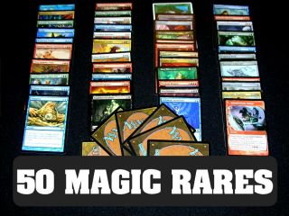 50 MTG Magic Rares Collection Lot Mint Rares Only