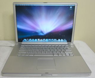 Apple PowerBook G4 15 2 1 67GHz 512MB 80GB OS 10 5 Laptop M9677LL A