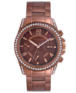 Style&co. Watch, Womens Brown Ion Plated Bracelet 39mm SC1308   All