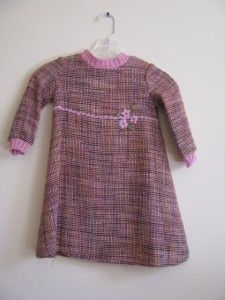Childrens Dress MacLeod Italy Pinks Long Sleeves 4