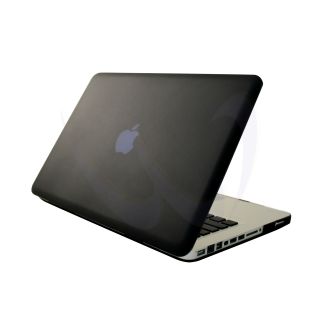 Rubberized Hard Case Cover For Apple Macbook Pro 13 inch 13    Black