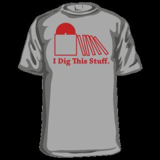 Record Digging T Shirt Crates Madlib Pete Rock Hip Hop