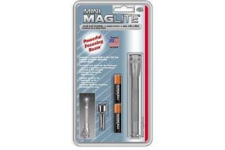 Mag Instrument Mini Mag Lite 3 Cell AAA Gray Pewter Flashlight Blister