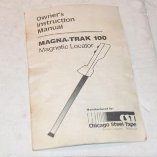 Chicago Steel Tape Magna Trak 100 Magnetic Locater