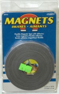 Flexible Magnetic Tape with Adhesive 5x10 New 07012