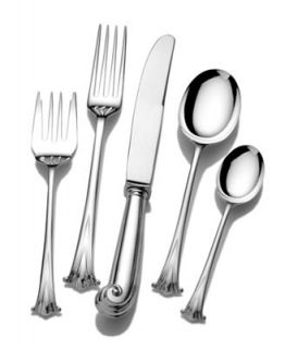 Wallace English Onslow Sterling Silver 46 Piece Flatware Set