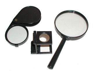 Sale 1 Industrial Grade Magnifying Glasses 3 PC 3X 5X 8x