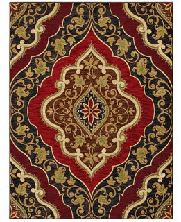 Shaw Living Area Rug, American Abstracts Collection 20800 Andora Red 5