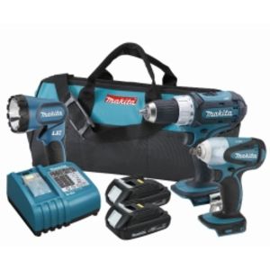 NEW MAKITA 18 VOLT LITHIUM ION 3/8 INCH IMPACT WRENCH DRILL, DRIVER