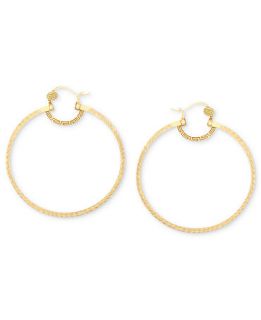 SIS by Simone I Smith 18k Gold Over Sterling Silver Earrings, Extra